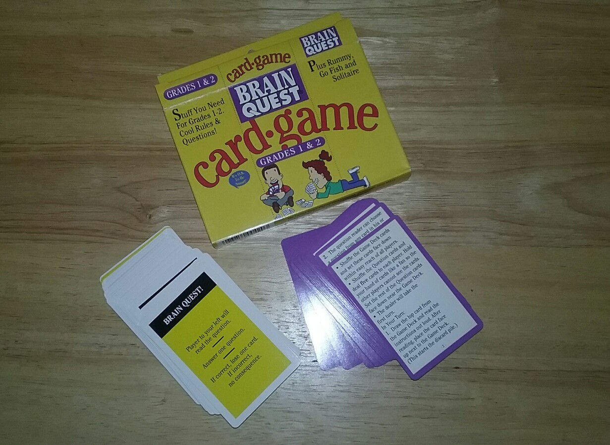 Workman Publishing Brain Quest Card Game Grades 1 & 2