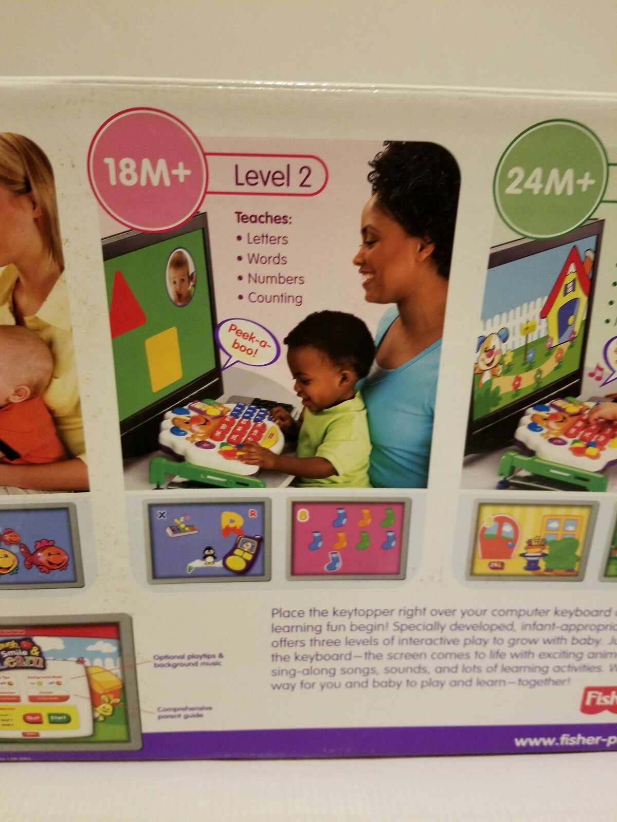 Fisher Price Computer Learning System 9- 36 Months New ABC Laugh Smile Learn