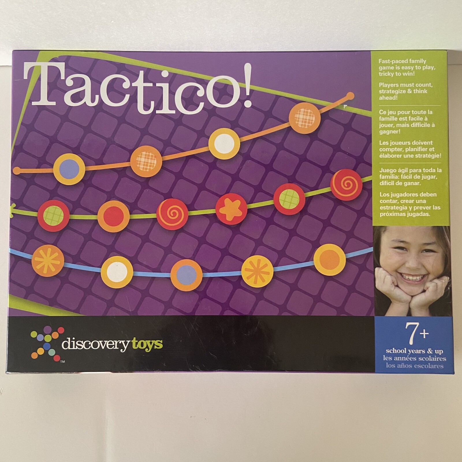 Discovery Toys Tactico! Game 7+ New-in opened box. Family Fun! Encourages math!