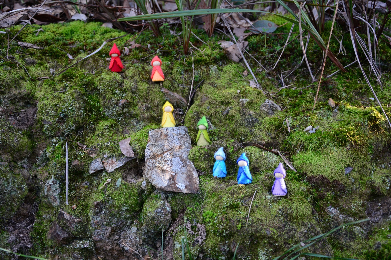Rainbow Gnomes | Waldorf Home-school | Handmade