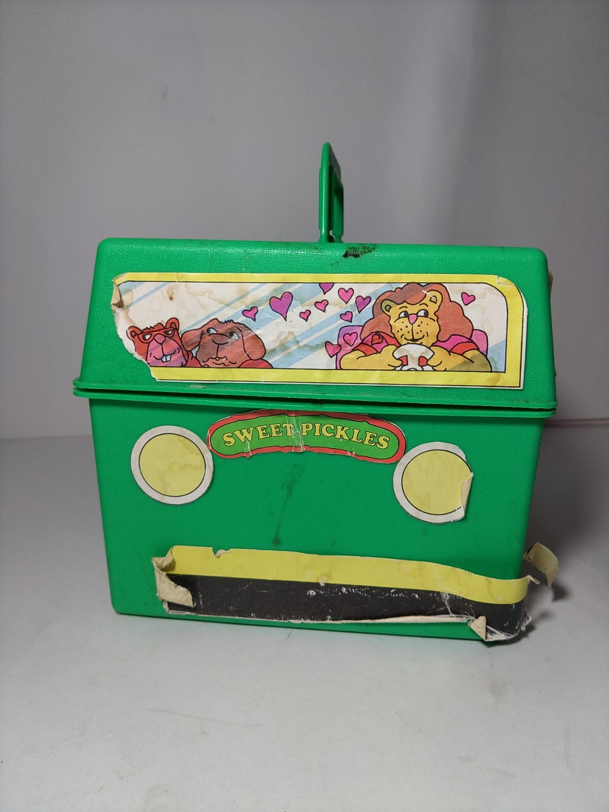 Vintage Sweet Pickles Preschool Program Learning Case Activity Bus With Cards