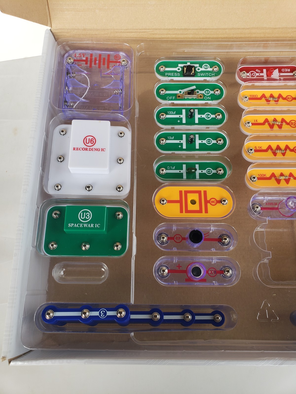 Snap Circuits 203 Electrical Project Kit 200+ Projects Elenco Complete