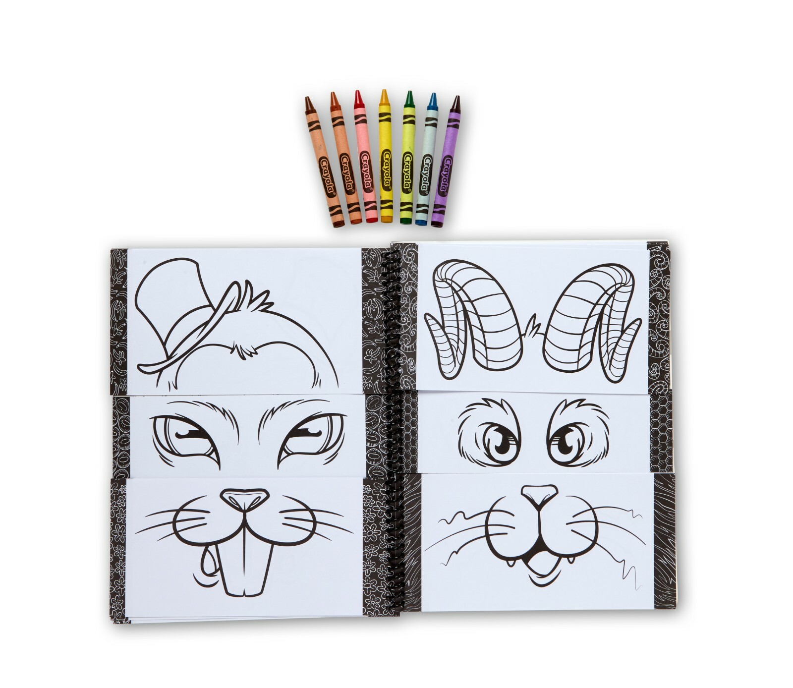 Crayola Funny Faces CREATE 250 VIRTUAL MASKS 22 Interactive Coloring Pages ZaZOO
