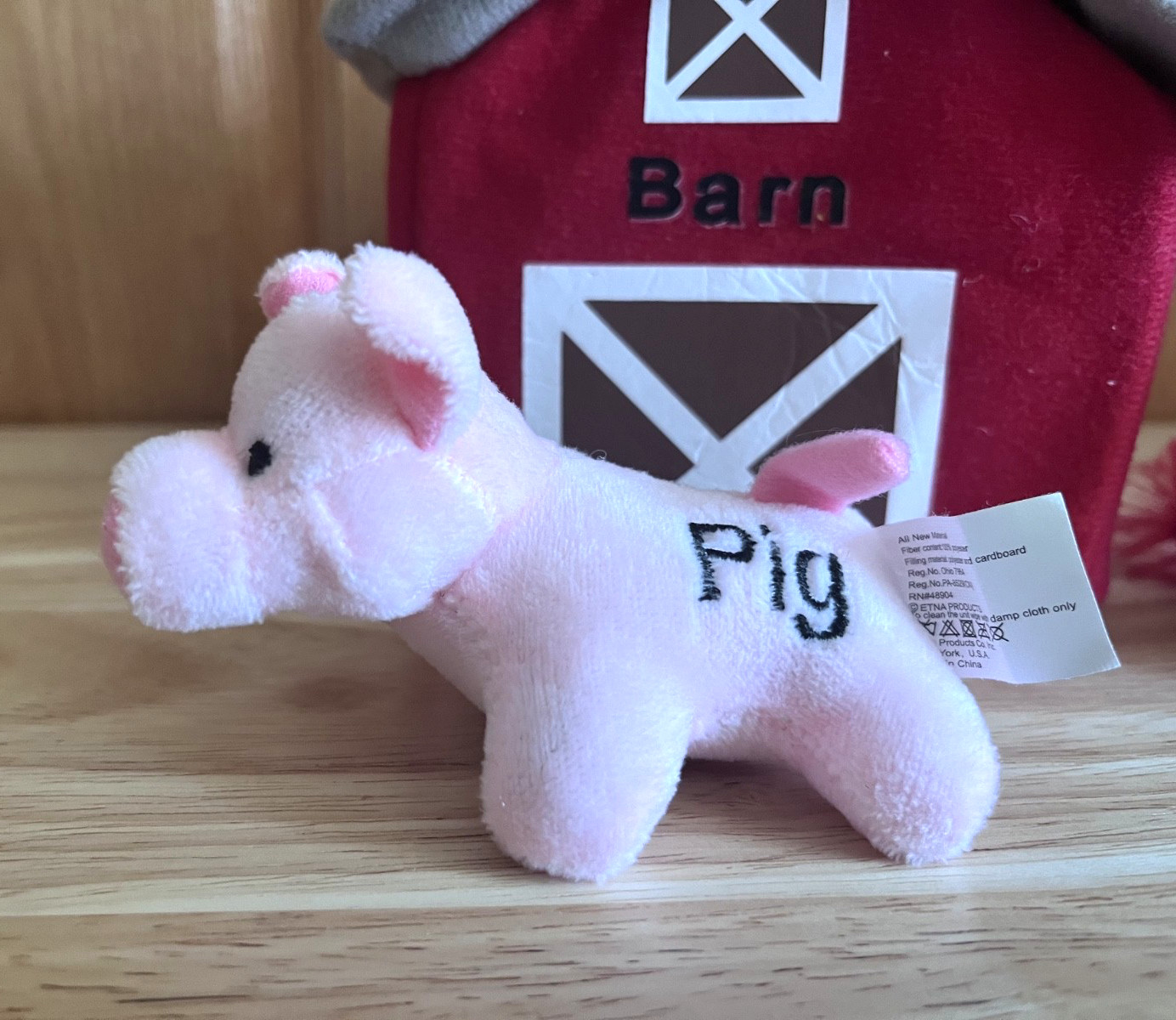My Barnyard Friends Barn Plush Farm Animals Sounds Talking Chicken Cow & Pig