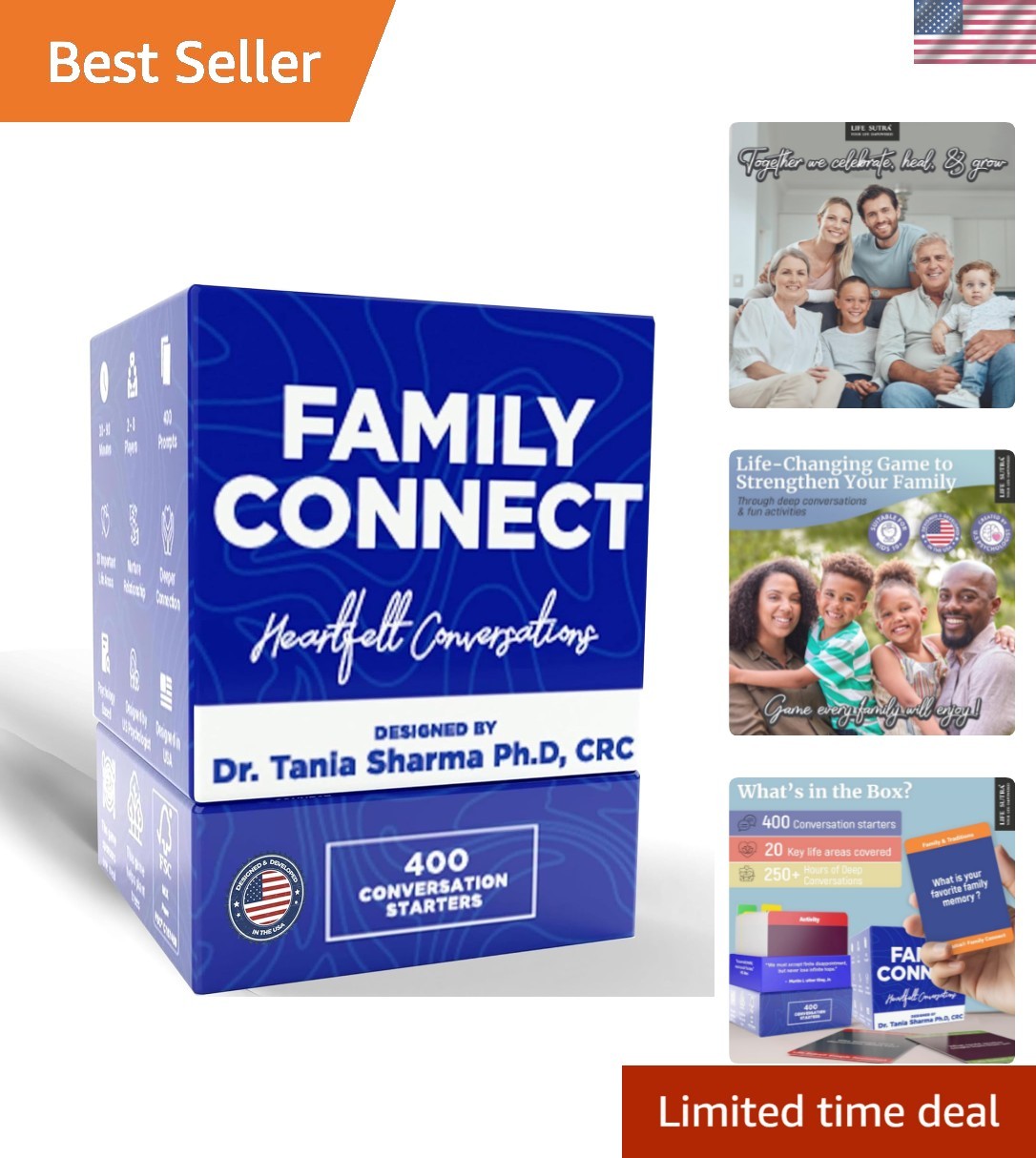 Fun Family Gift: Conversation Starters Game for Memorable Moments Together