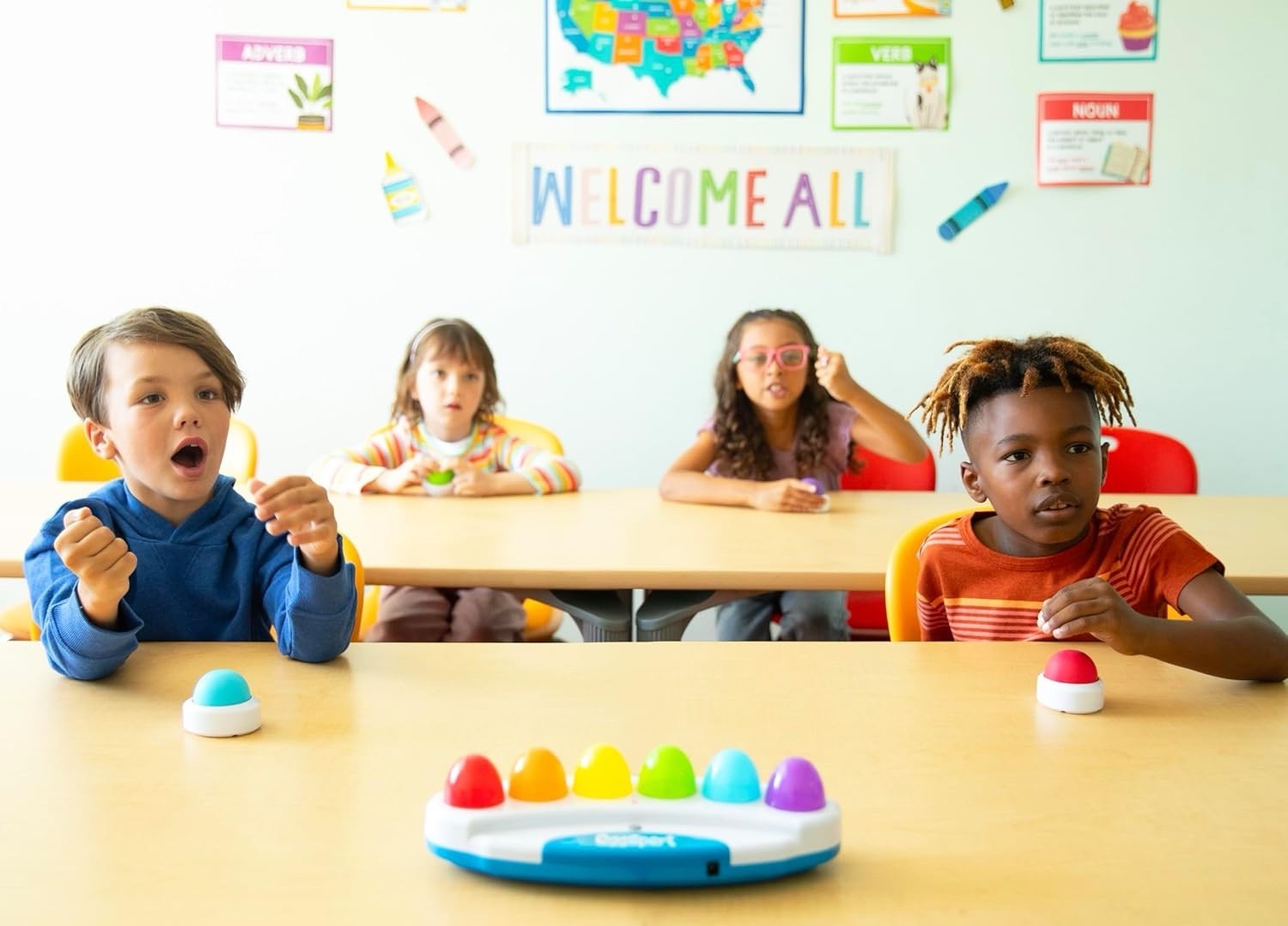 Educational Insights Wireless Eggspert Extra Student Buttons Set Of 6 3383W