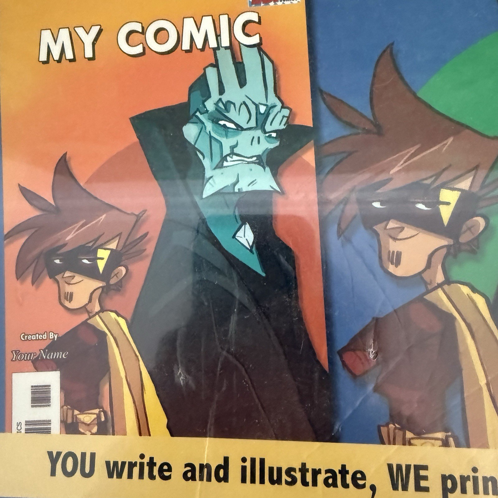 New My Comic Book Kit by Easy Student Publishing-Create & Print Your Own Comic!