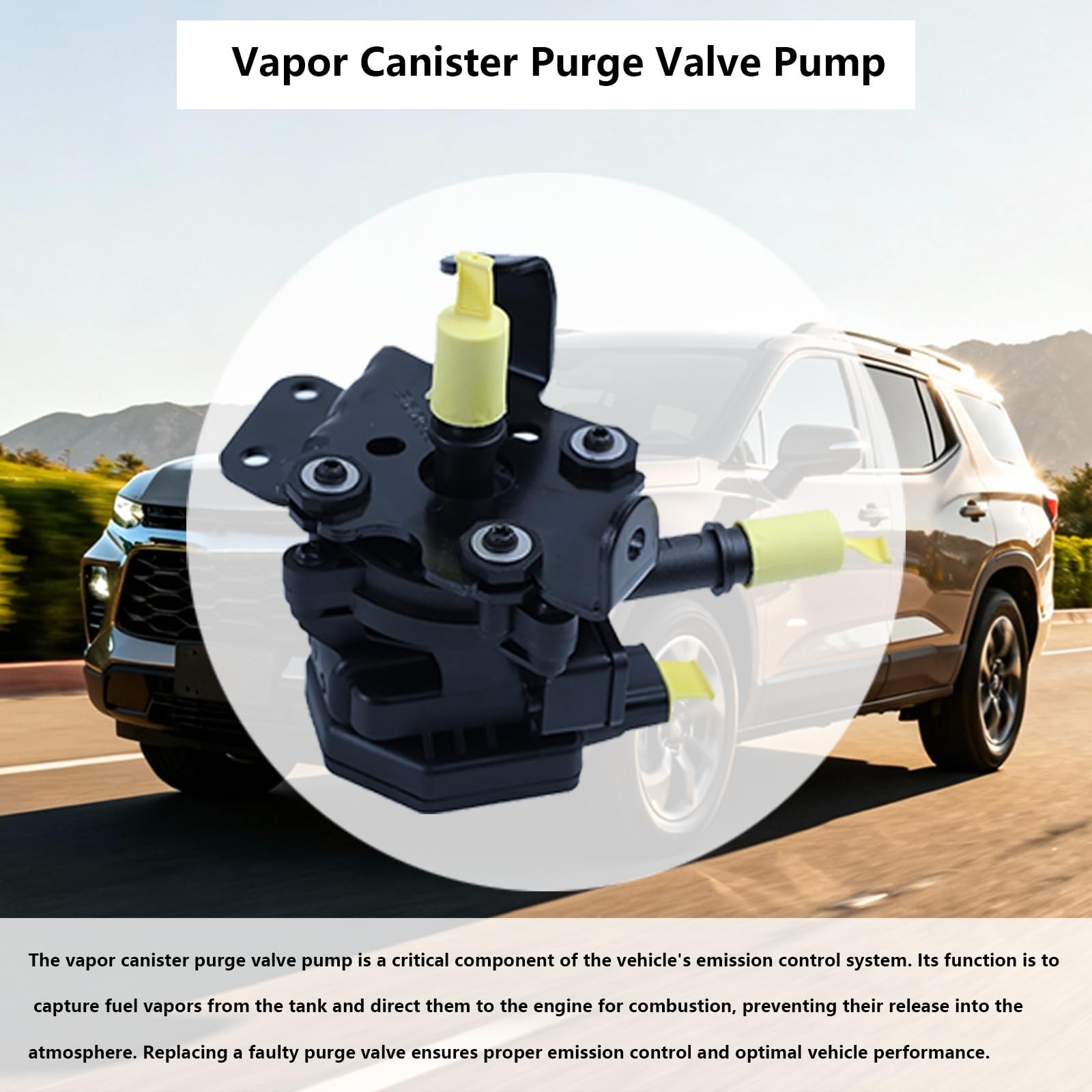 55513205 Vapor Canister Purge Valve Pump Compatible with Cadillac XT4 XT5 GMC…