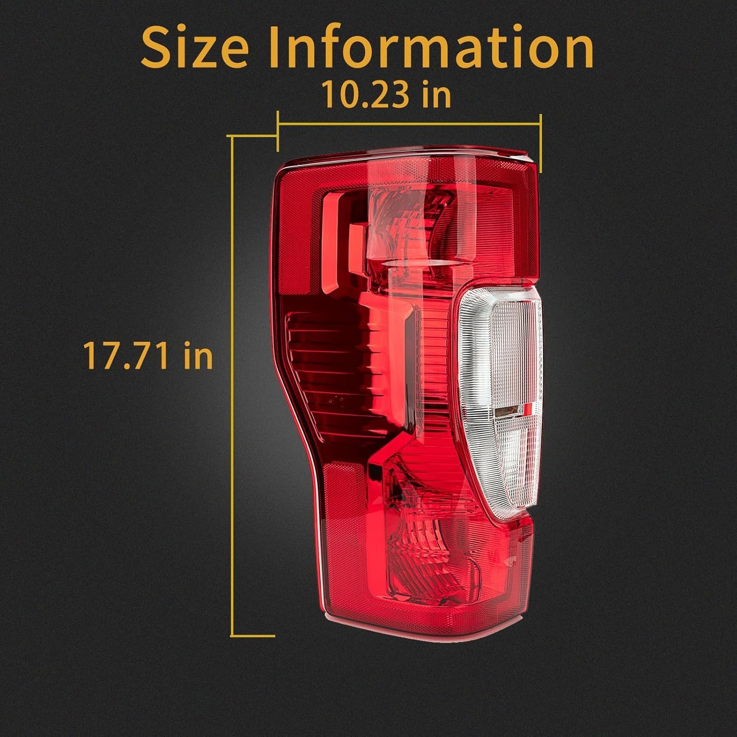 Left Driver Side Rear Tail Light Assembly Compatible With 2020-2022 Ford F250…