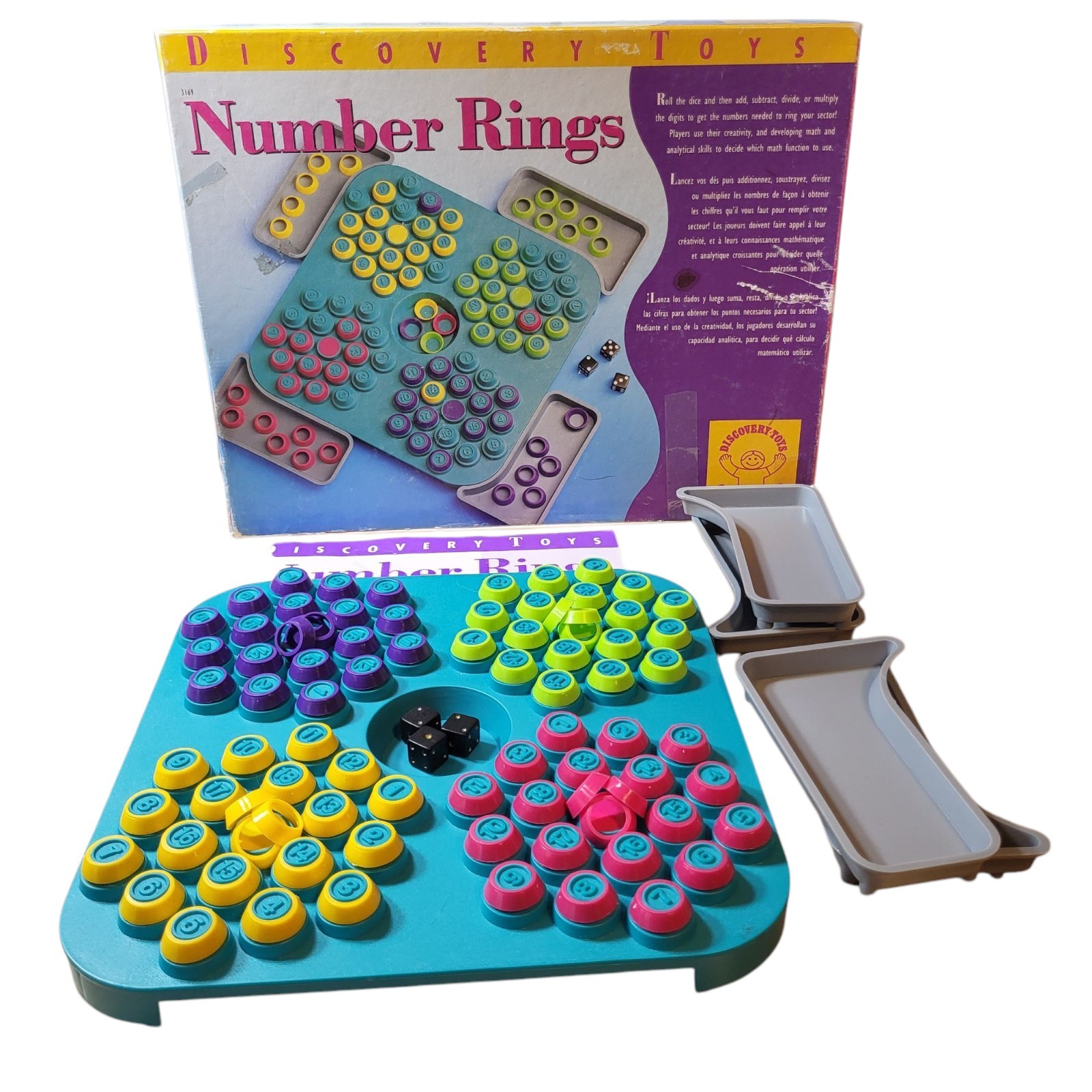 Discovery Toys Number Rings Educational Game Math Classroom Homeschool Complete