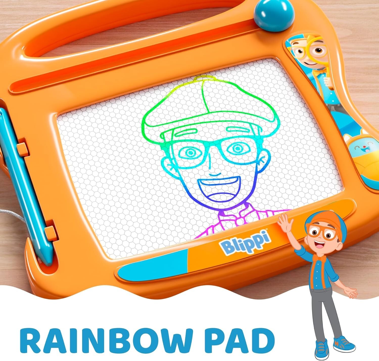 Lollipop Blippi Magnetic Travel Sketcher – A Portable Drawing Pad for Kids