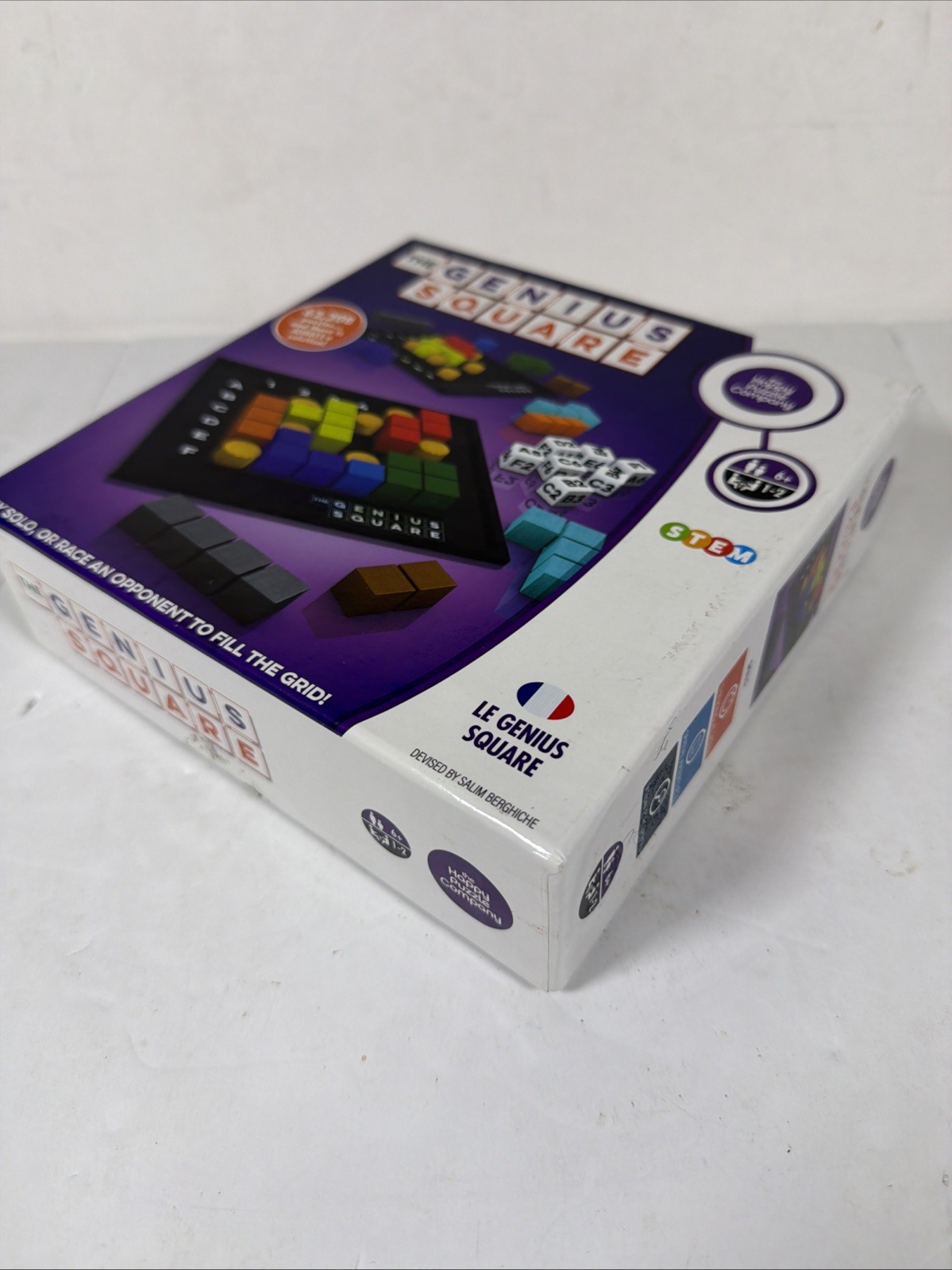 The Genius Square 100% COMPLETE The Happy Puzzle Company 2018 STEM Brain Teaser