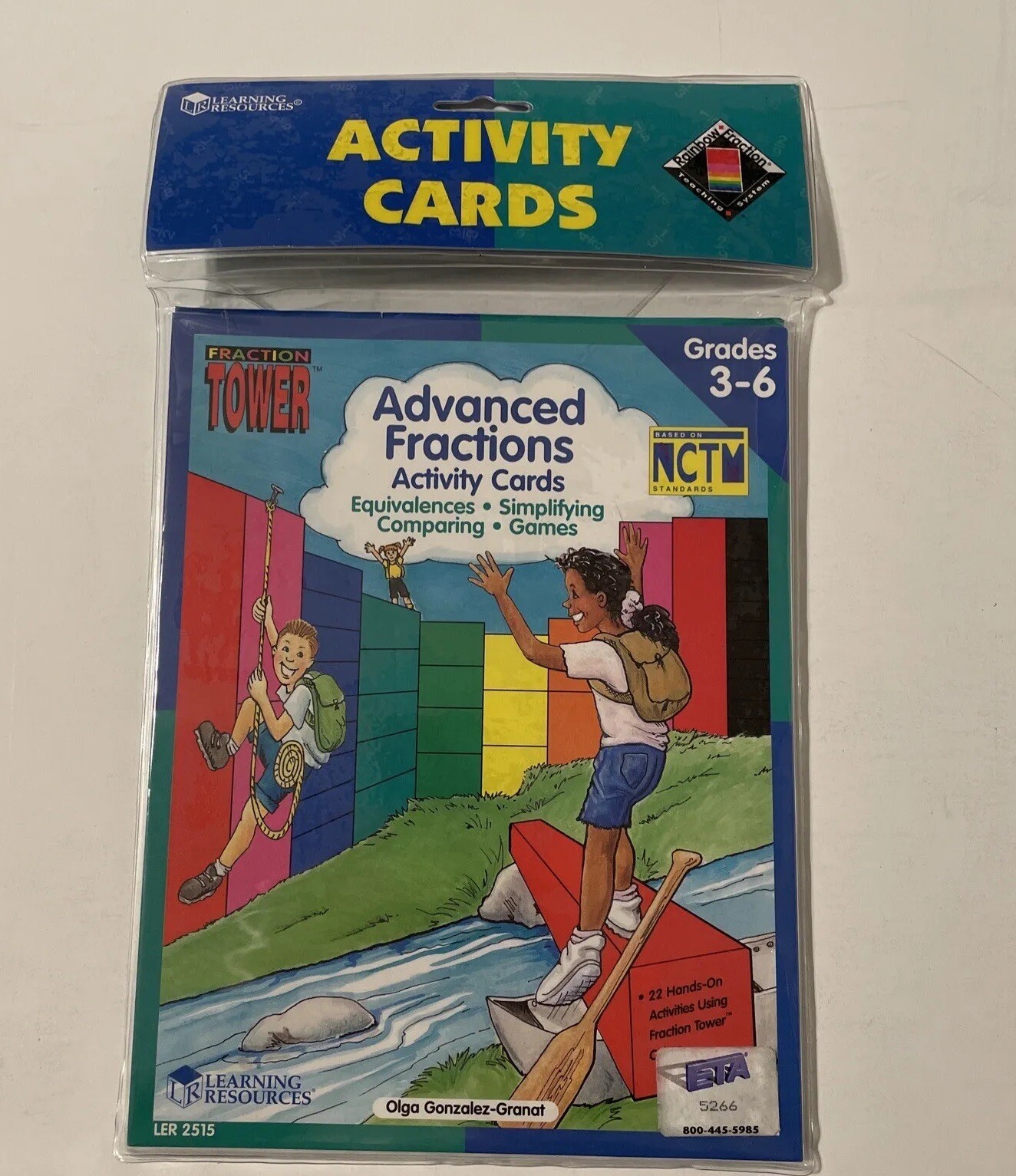 Advanced Fractions Activity Cards – Grades 3-6 Learning Resources New/Old Stock