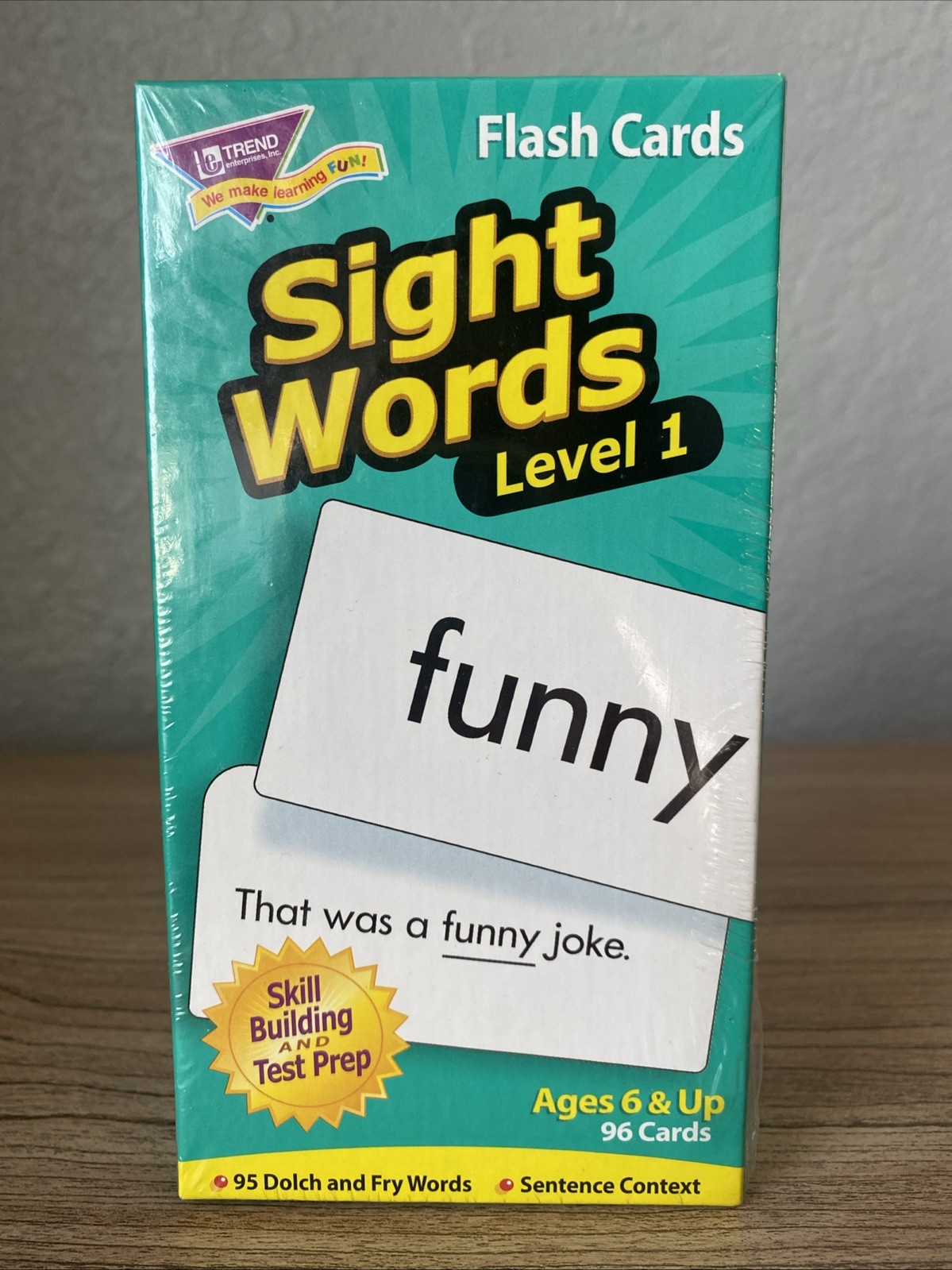 Sight Words Level 1 Skill Building Test Prep Flash Cards Dolch Fry New Sealed