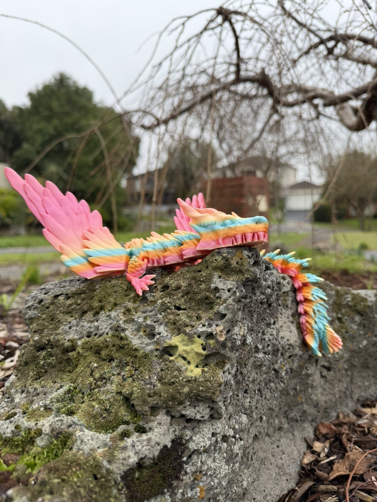 Rainbow Dragon Articulated