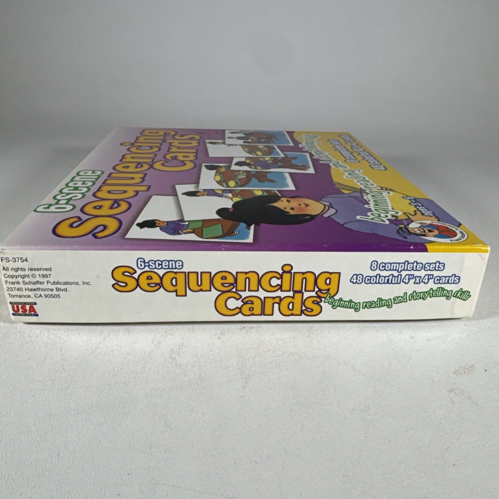 Educational 6-Scene Sequencing Cards ~ Kids Learning Game Cards-Complete