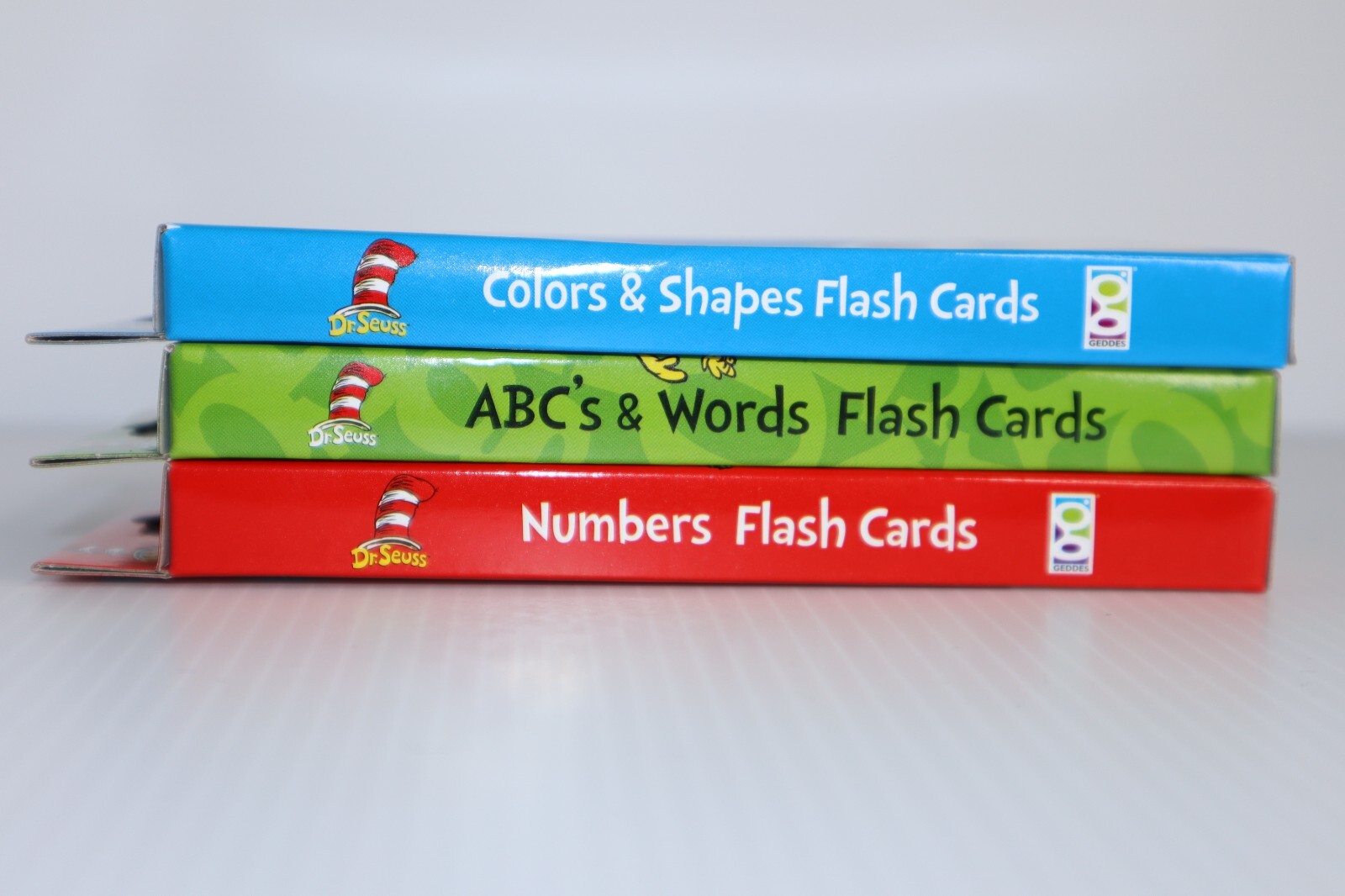Dr. Seuss Children’s 3pk Flash Cards: Numbers,Colors, ABC’s & Words Fun Learning