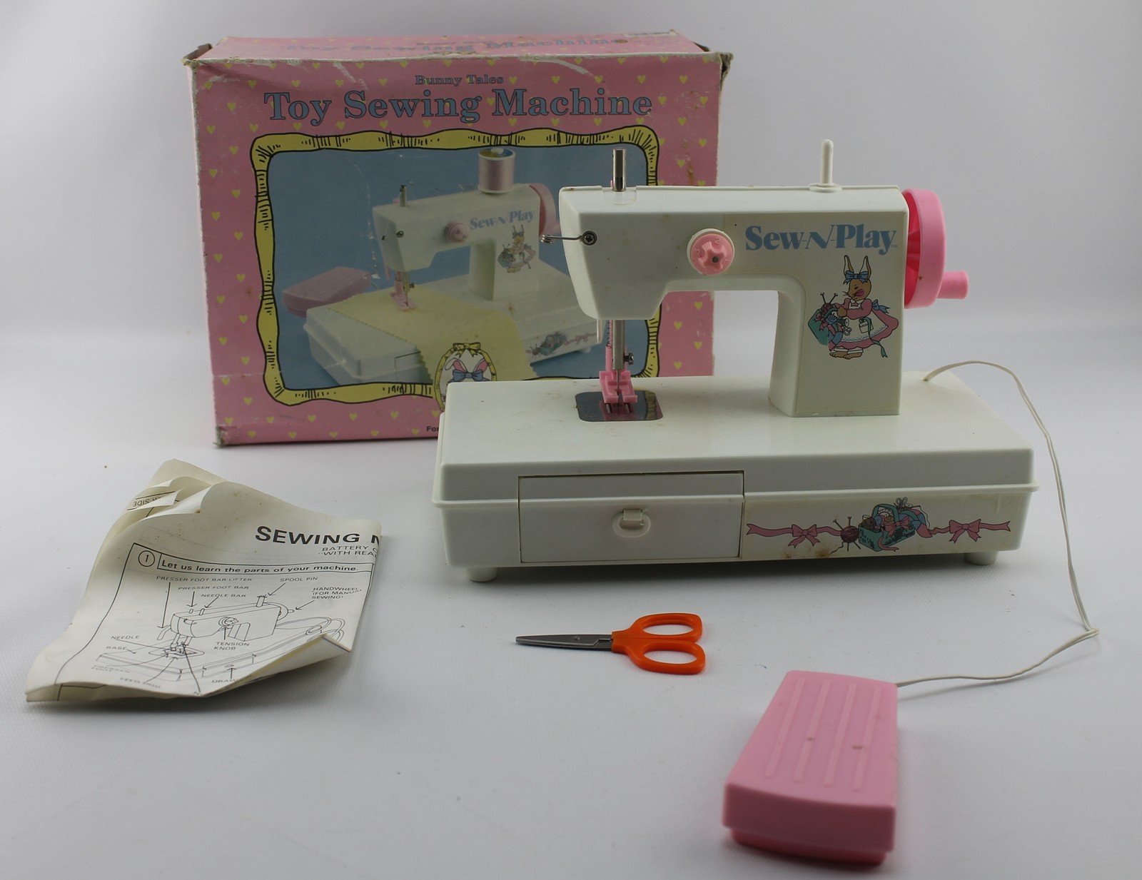 Bunny Tales Toy Sewing Machine Battery Operated W/ Box