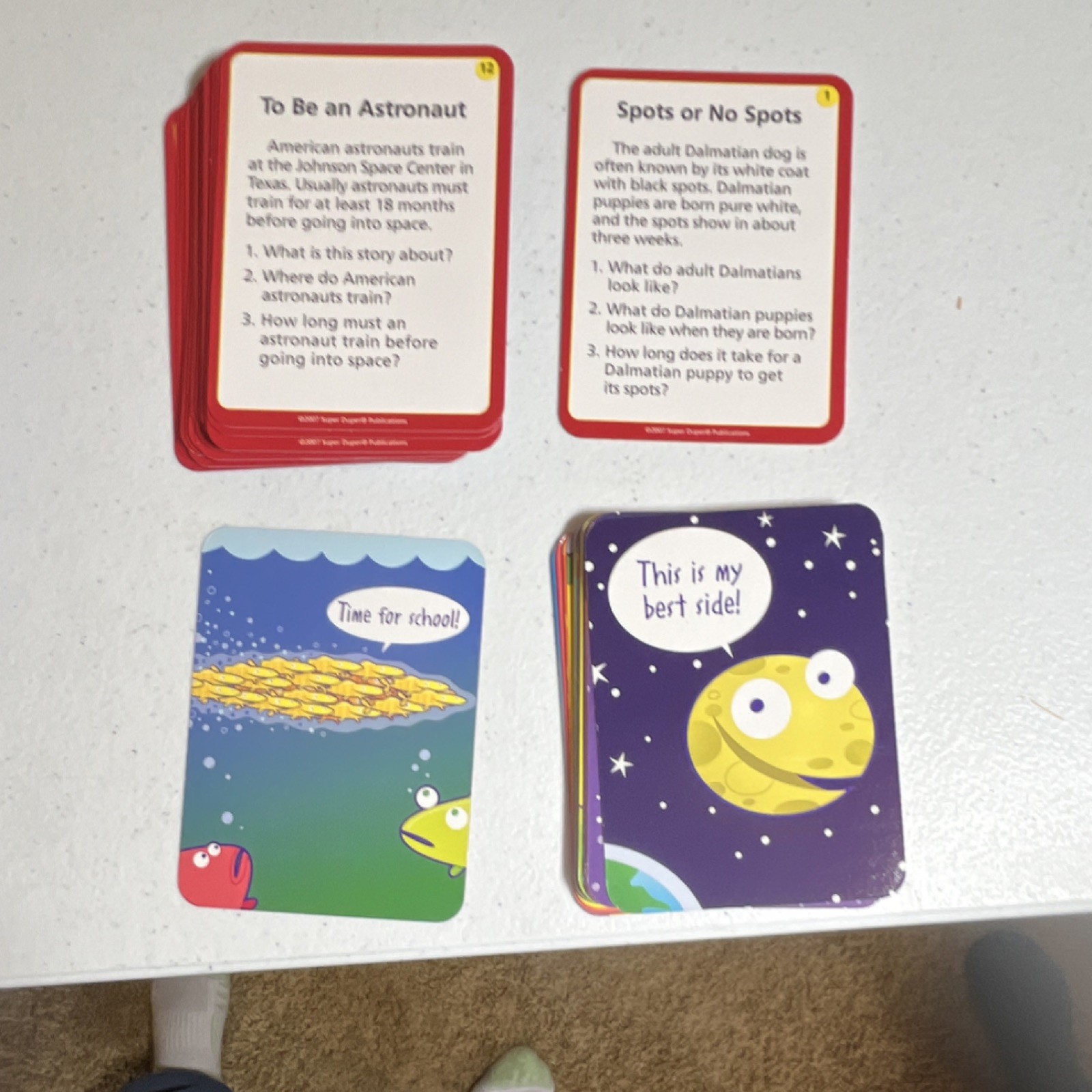 Super Duper Publications Science Stories Cards Multicolor Ages 4-16 Kids FD-113
