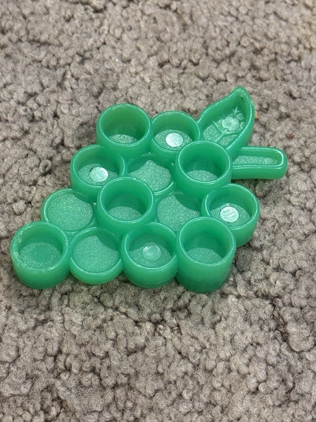 Vtg Green Grapes Mattel Tuff Stuff Plastic Play Food Shopping Cart Replacement