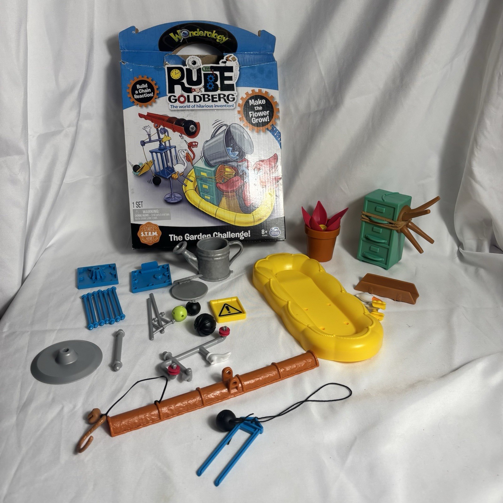 Rube Goldberg The Garden Challenge Kit By Wonderology Game Stem Spin Master READ