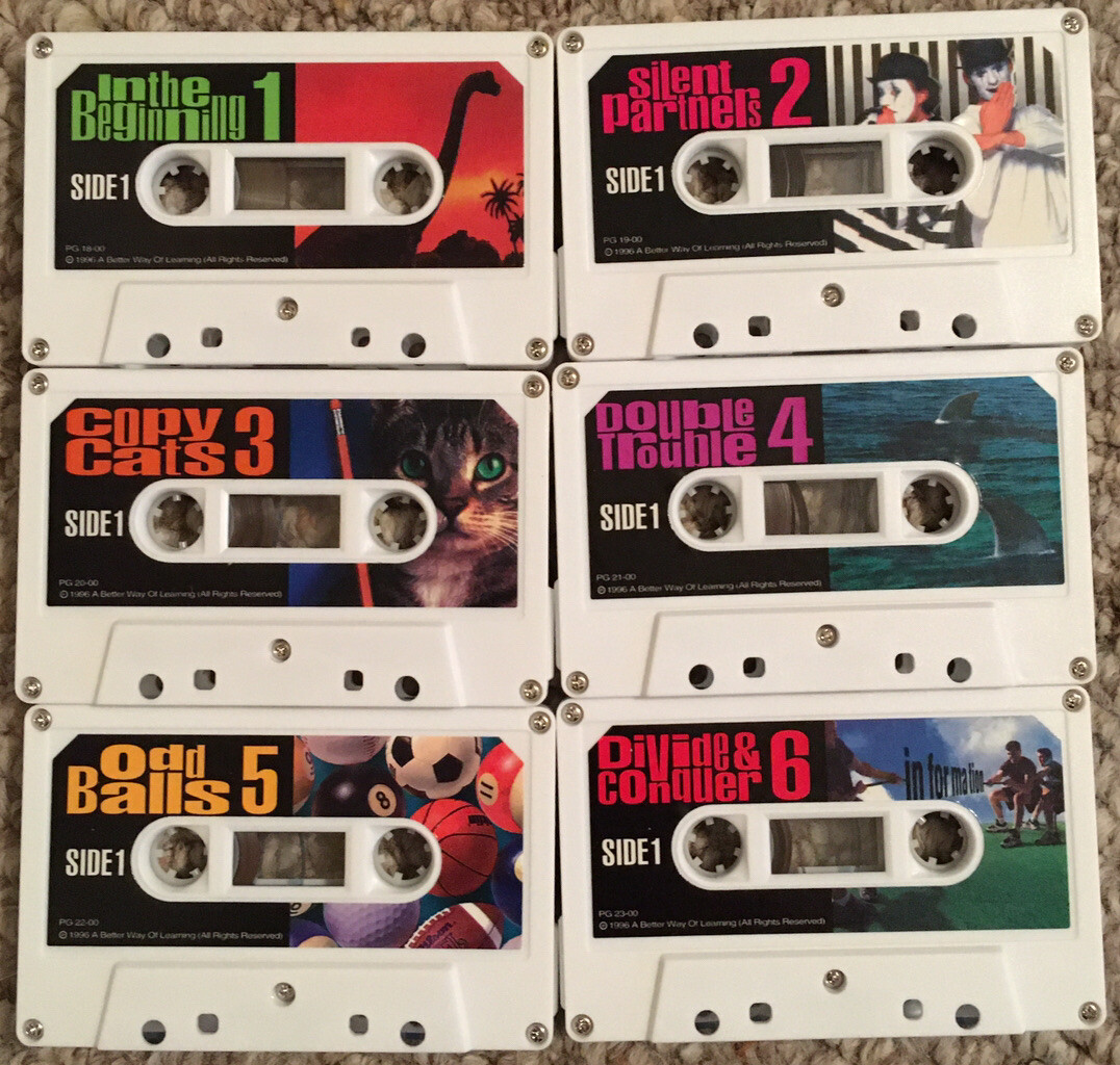 The Phonics Game NEW Replacement 1-6 Audio Cassettes Lot Complete Accessories