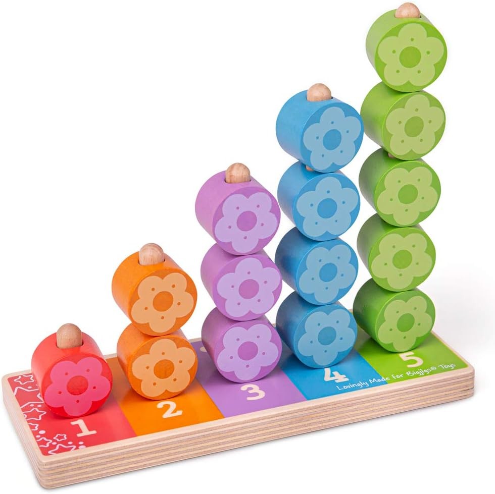 Bigjigs Toys First Flower Stacker