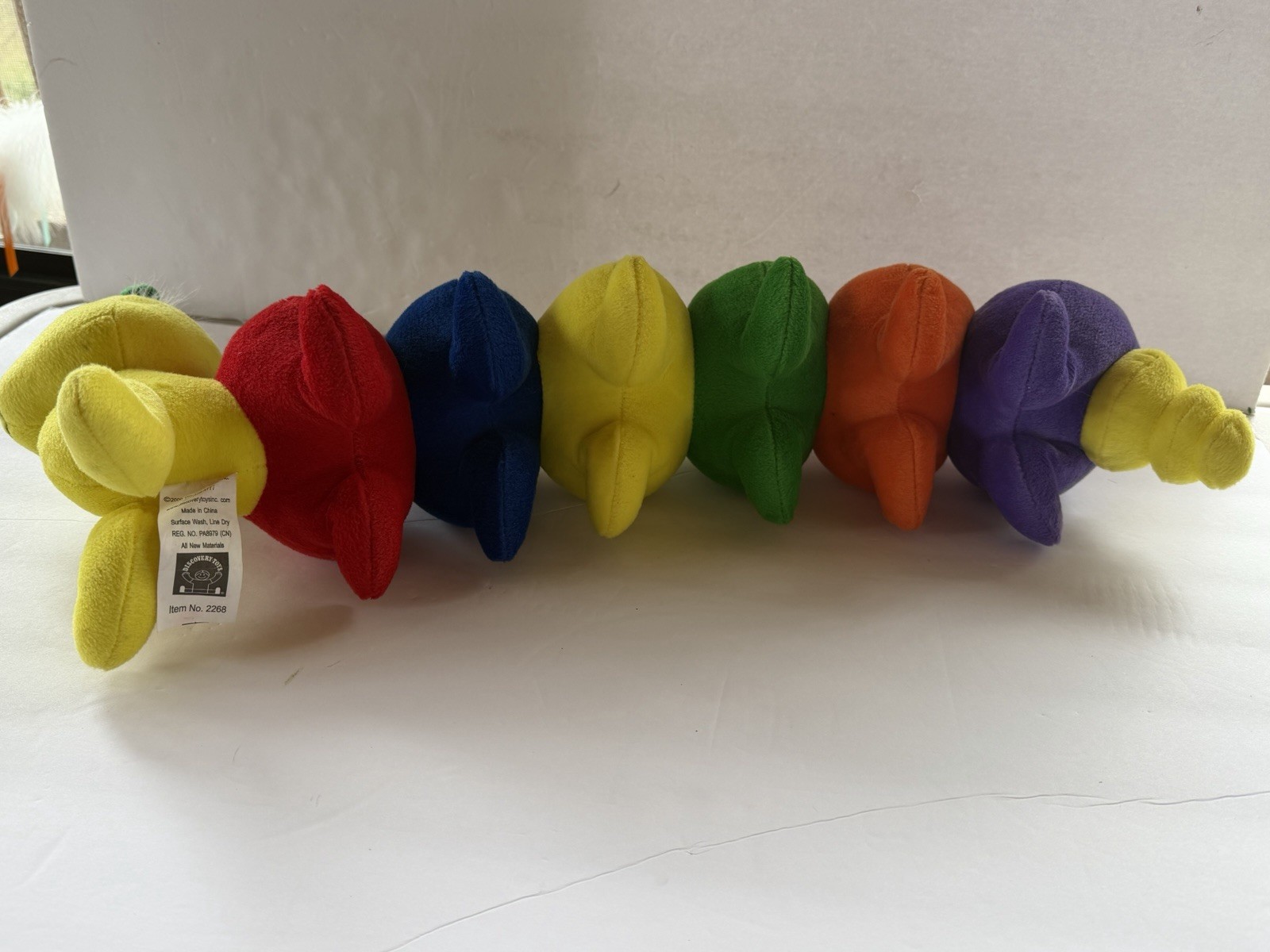 21″ Caterpillar Dress-A-Pillar Plush Learning Toy Button Zip Snap Discovery Toys