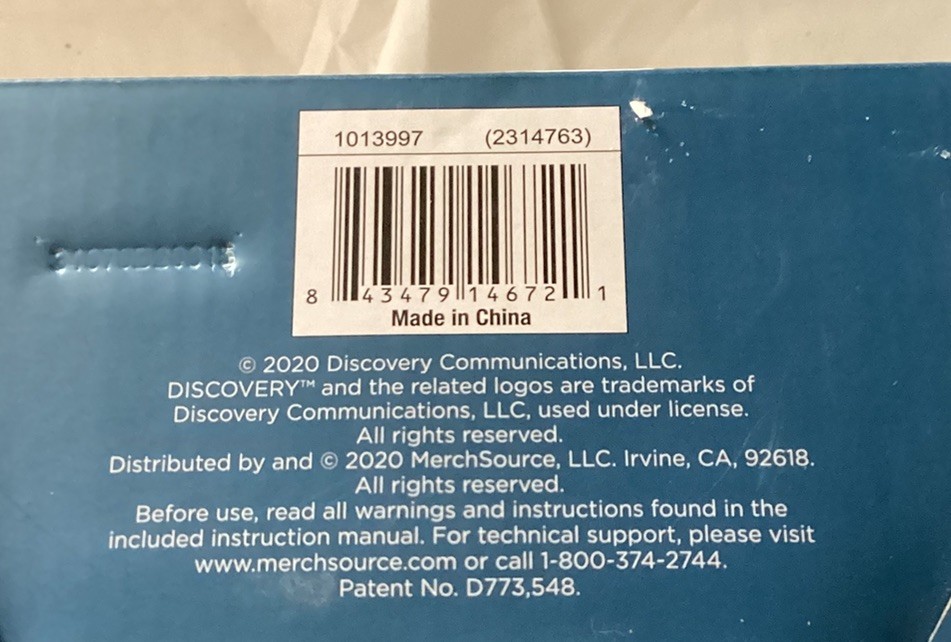 2002 New In Box Discovery Art Projector