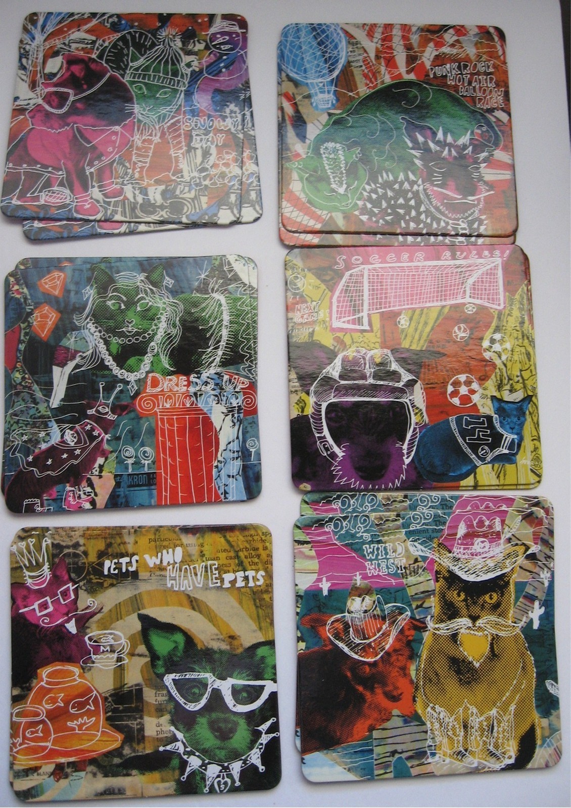 Melvin + Simon Matching Game Collage Cards Age 4+ Pairs Memory Activity