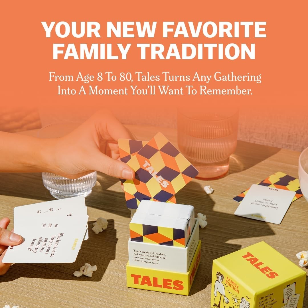 Tales Family Edition – 150 Conversation Starter Cards ” FREE SHIPPING “