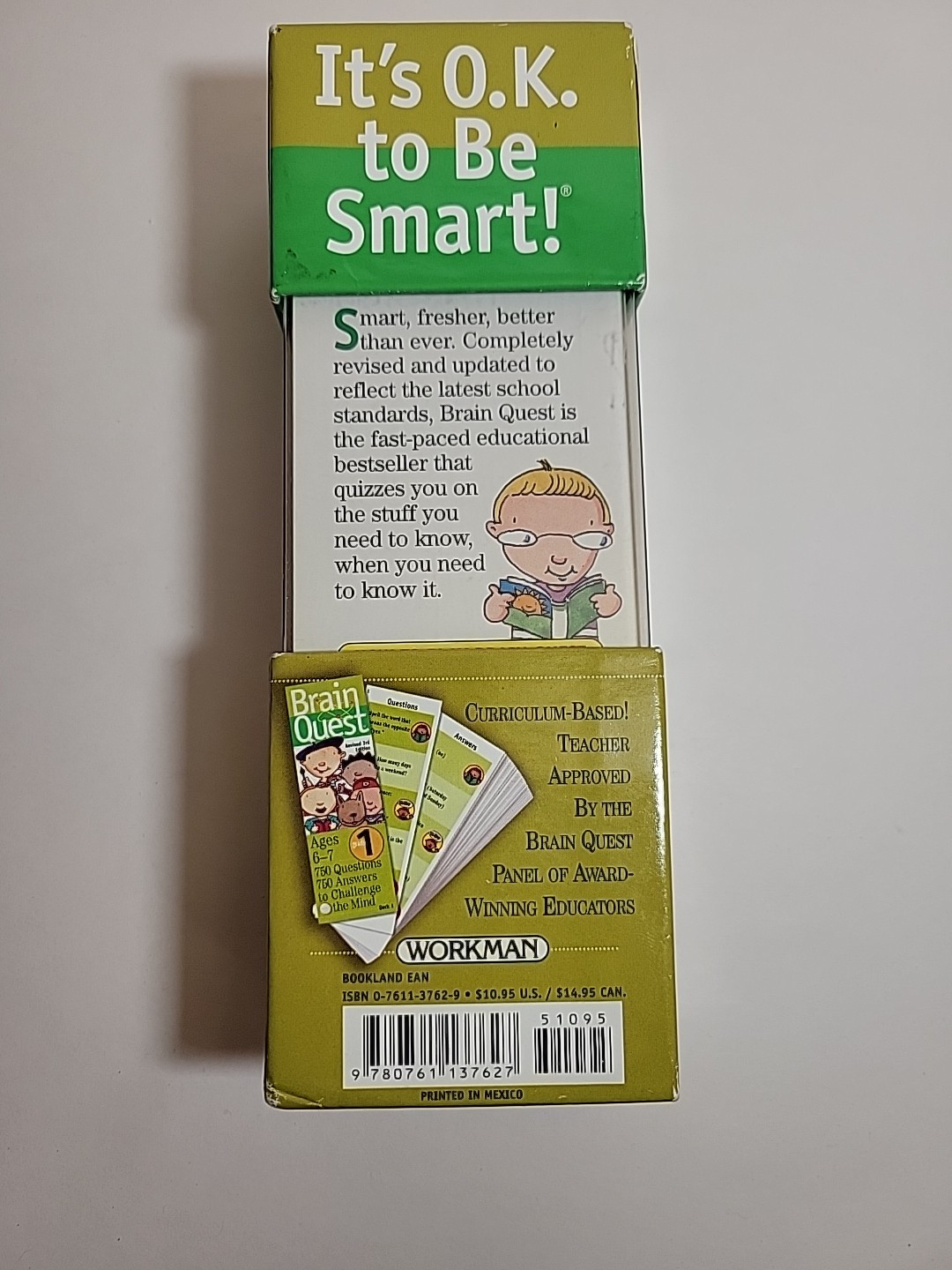 Brain Quest Grade 1 Age (6-7) Trivia Cards By Workman