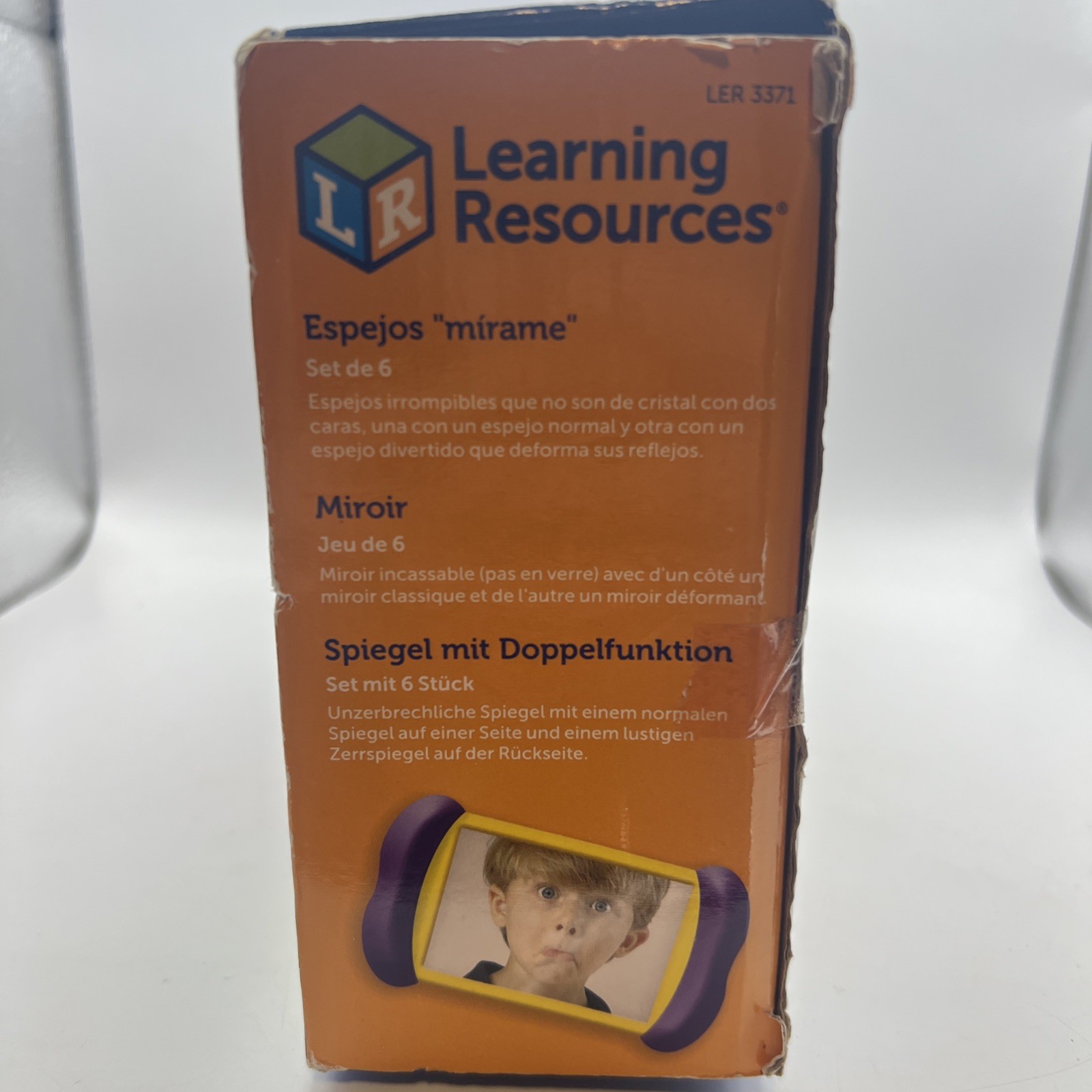 All About Me 2 in 1 Mirrors Sensory Social Learning Toy 18 Months Plus 6 Pcs NEW