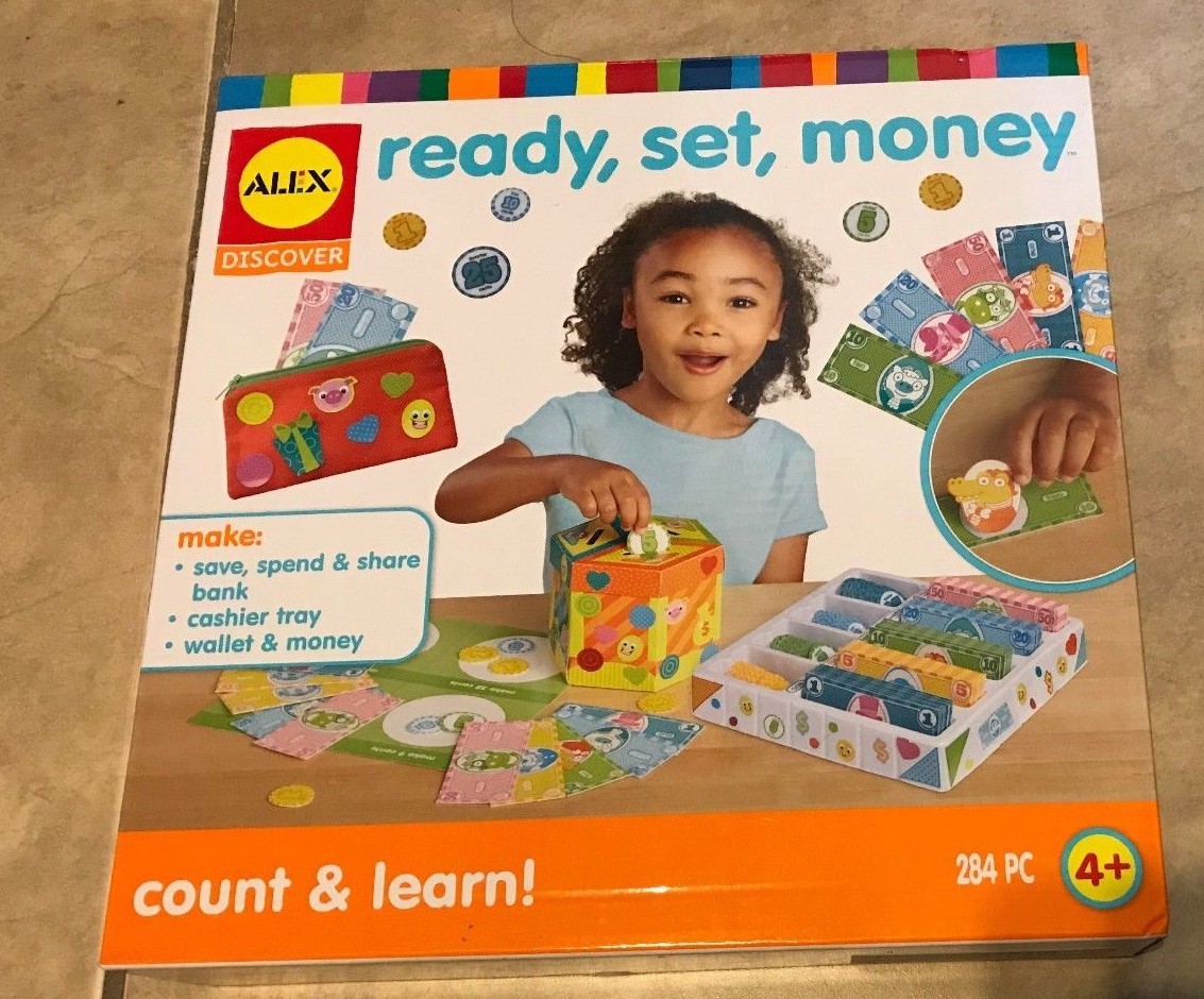 ALEX Discover Ready Set Money Count & Learn Learning Kit NEW factory sealed