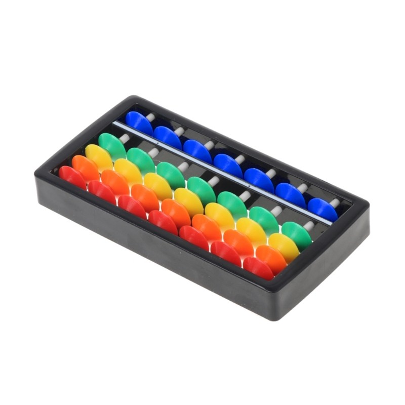 Traditional Chinese 7 Column Abacus Learning Toy for Kid’s Brain Development