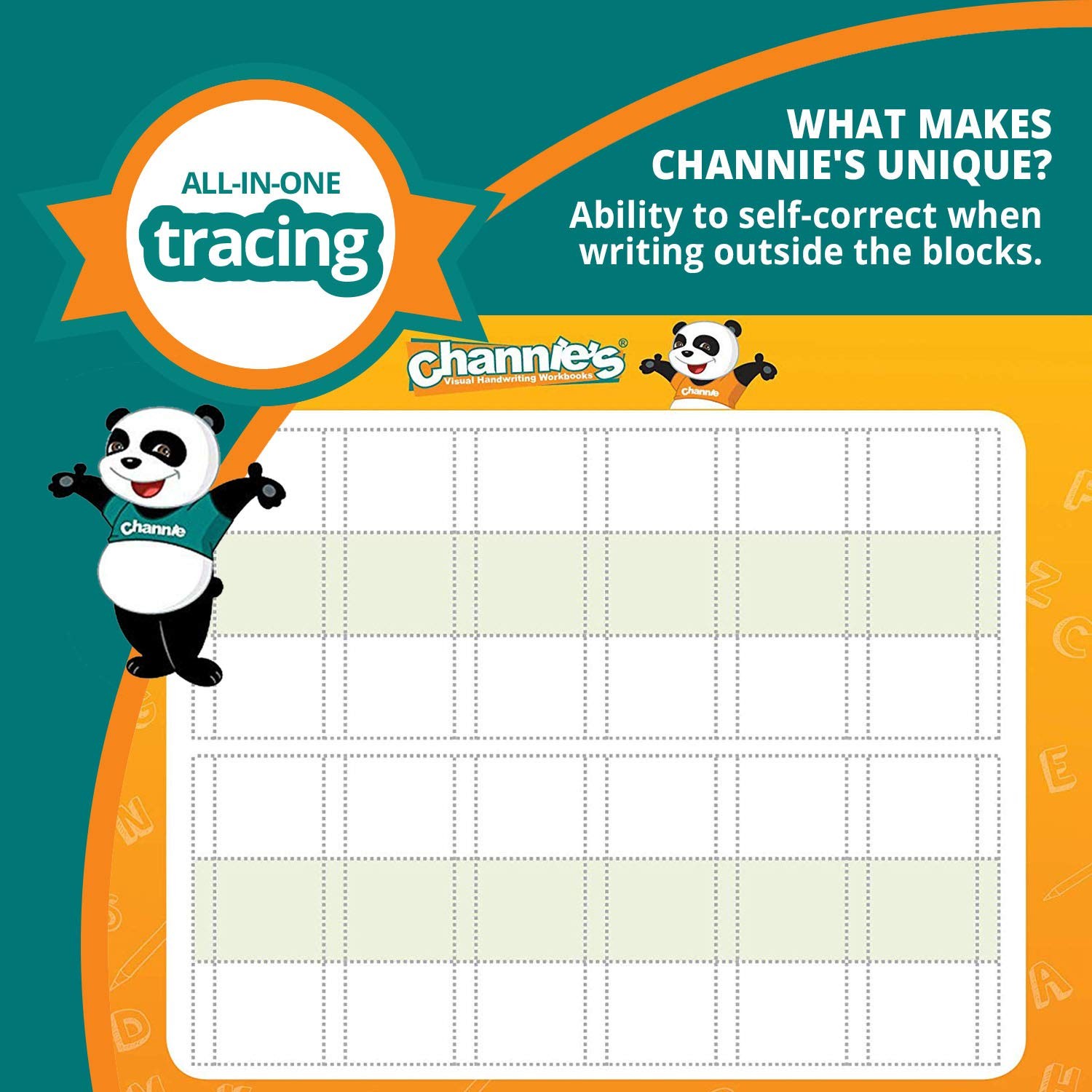 Channies Visual Dry Erase Flashcards for Pre-K Through First Grade Students to L