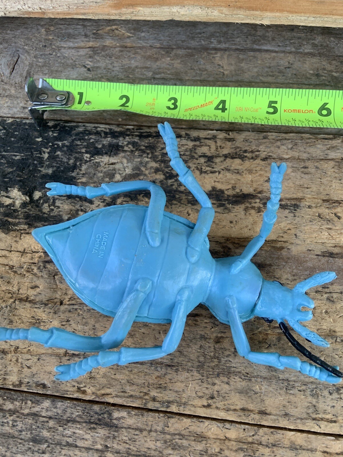 Vintage Plastic Beetle Weevil Toy- Aquarium Decor- VW- Old School- China