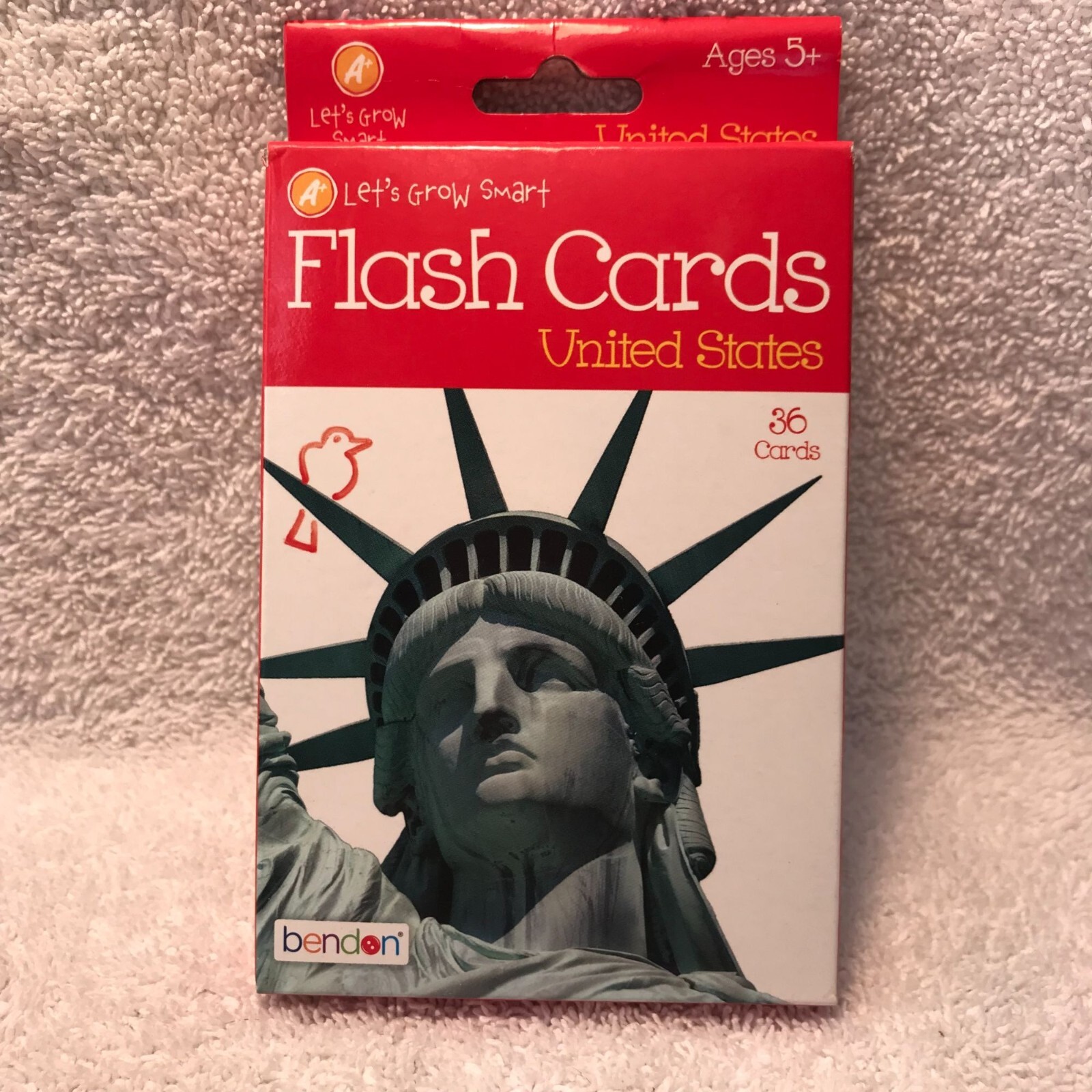Let’s Grow Smart United States Flash Cards 36 Cards Ages 5+