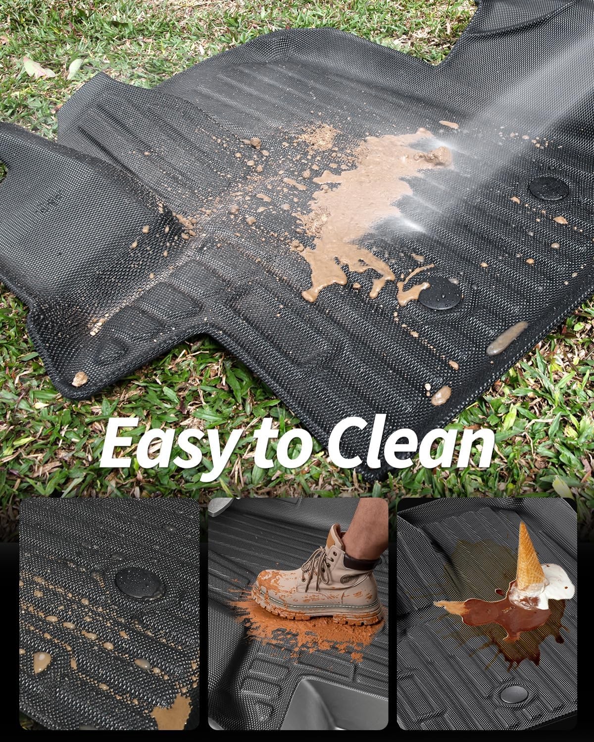 for Ford Transit Floor Mats 2026 2025 2024 2023 2022 | All Models w/Vinyl Not fo