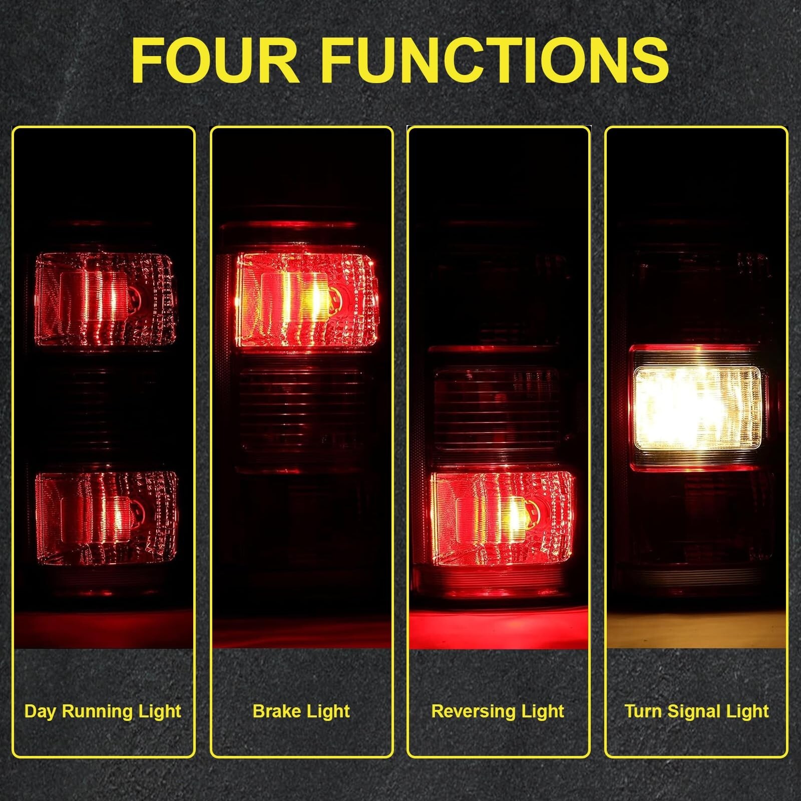 Tail Light Left Compatible with 2018-2020 Ford F-150 Taillights Replacement f…