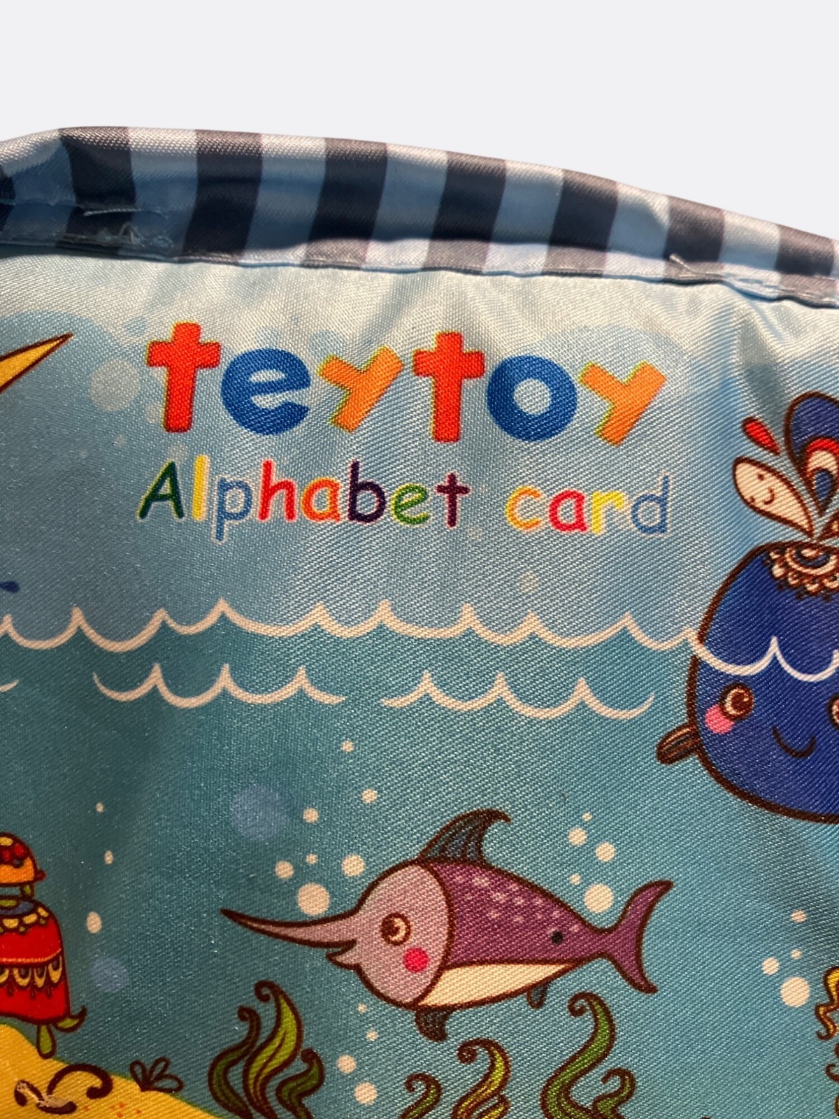 Teytoy Baby Soft Alphabet Flash Cards 26 Piece ABC Learning Set with Carry Bag