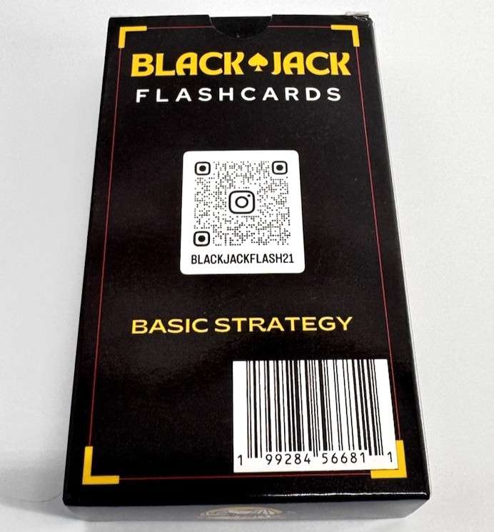 Blackjack Basic Strategy Flashcards for Beginners Casino Game Learning Cards NEW