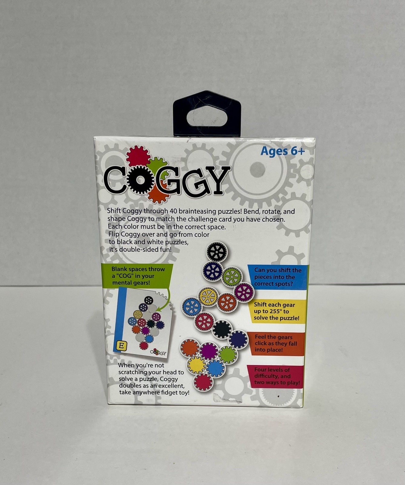 Coggy Puzzle by Fat Brain Toy- 40 Challenges Brain Game Ages 6+ NEW Sealed