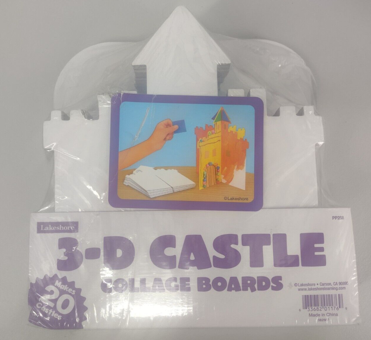 RARE Lakeshore 3-D Castle Collage Boards (Makes 20) Fun Homeschool Etc Activity
