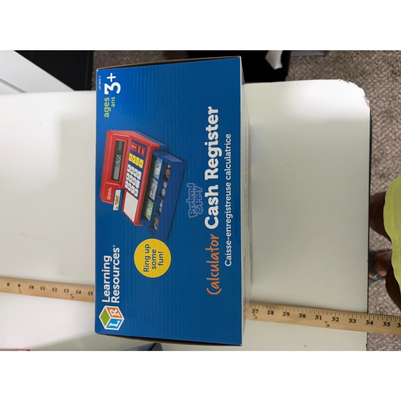 Learning Resources Pretend & Play Calculator Cash Register withToy, Kids Cash Re
