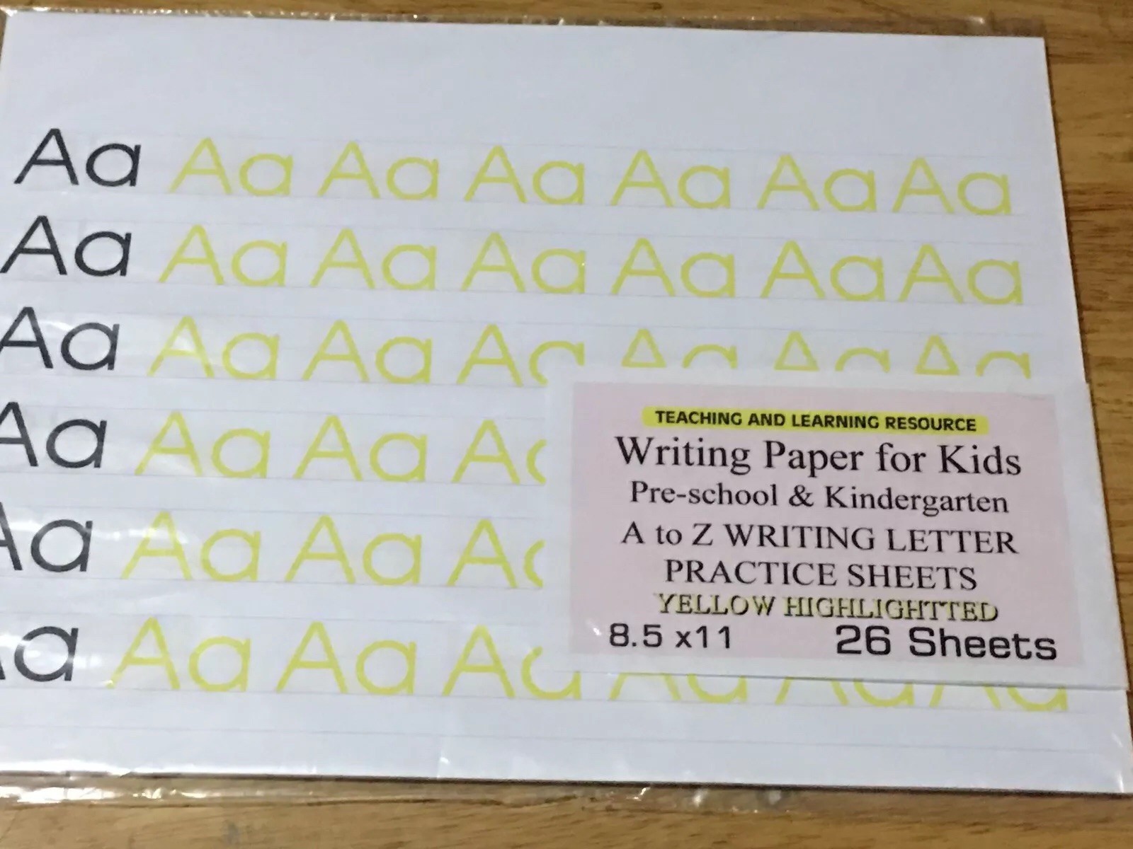 Writing Paper for Kids – A to Z WRITING LETTER PRACTICE SHEETS #2