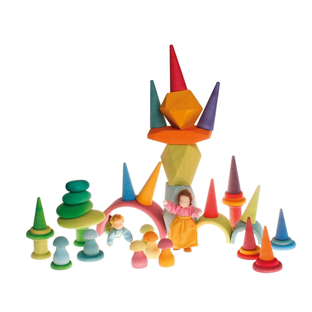Rainbow Forest (Cones & Rings)