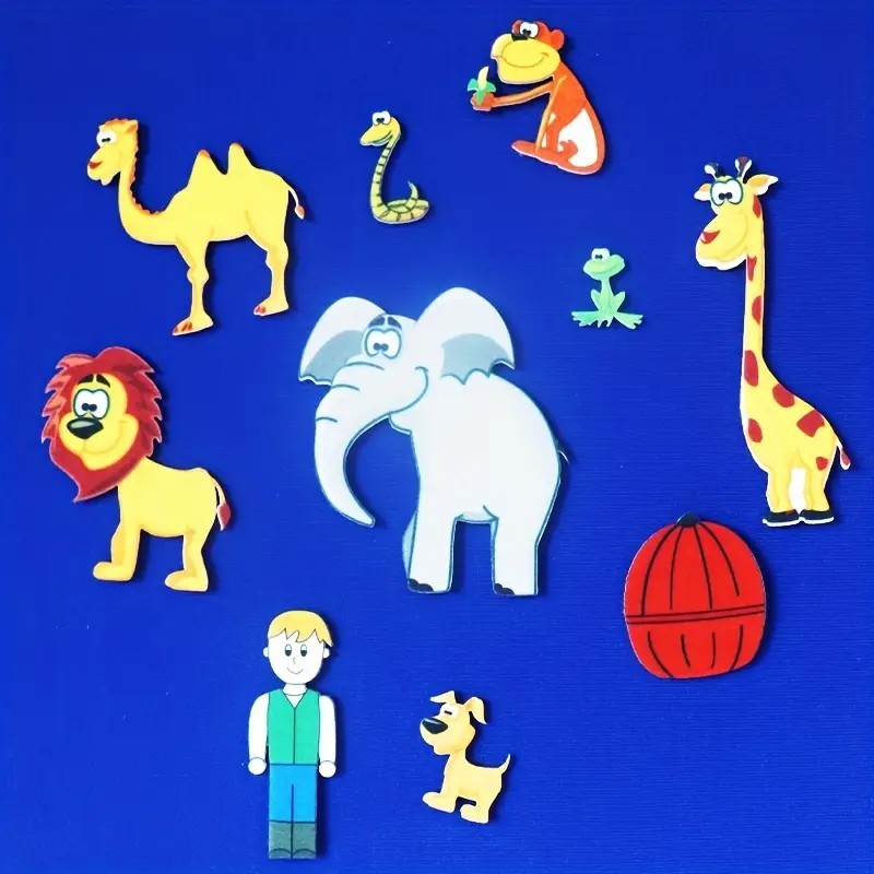 Dear Zoo Felt Story Set, Educational Preschool Toys, Storytelling Classroom Tool
