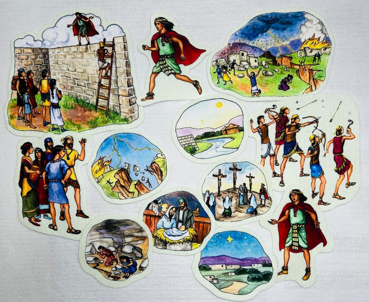 Samuel the Lamanite Felt Figures Book of Mormon Interactive Story Time for Kids