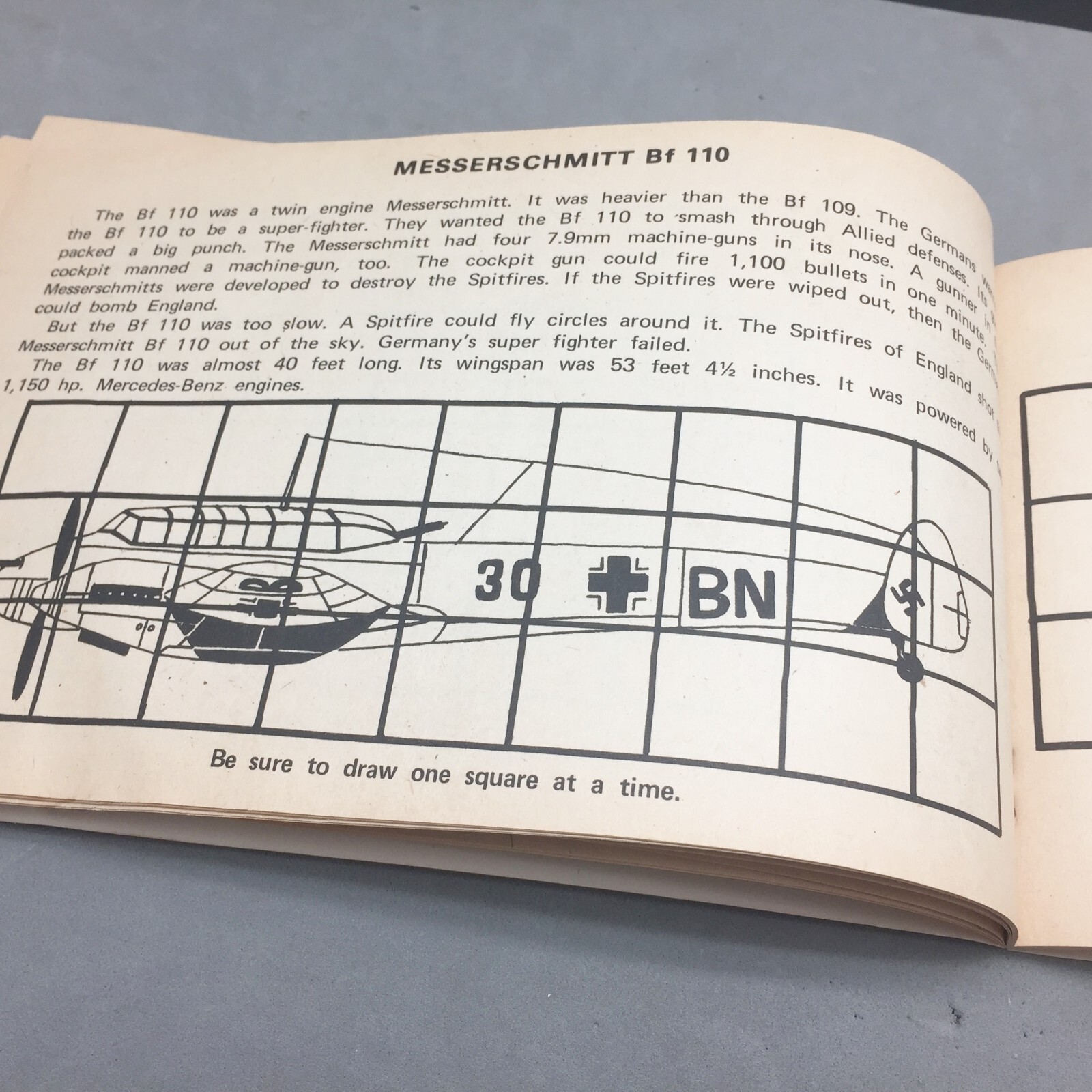 WWII Fighter Planes Kids Book John Patterson 1980 School Book Fair Learn To Draw